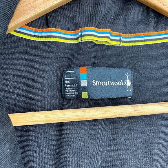 Smartwool Smartloft 150 Jacket Black DWR Full Zip Nylon Wool Size Large L Men's - Picture 8 of 13